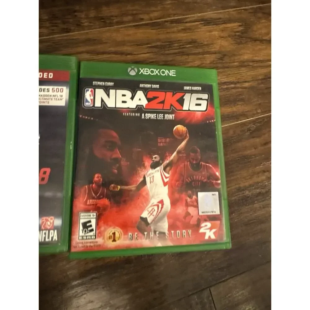 Microsoft Xbox One Video Games Lot of 3 Madden 16 NBA 2k16 Madden 18